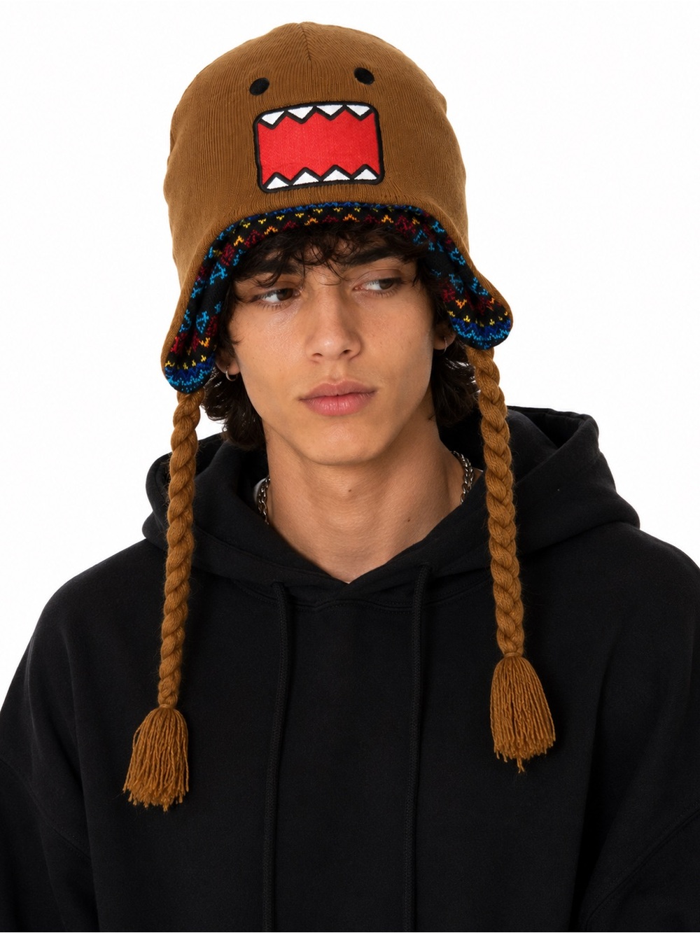 Rare Domo Kun Reversible Trapper Hat